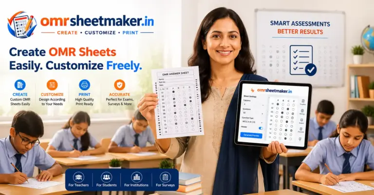 Create Omr Sheets Easily. Customize Freely